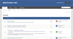 Desktop Screenshot of forum.spamcop.net